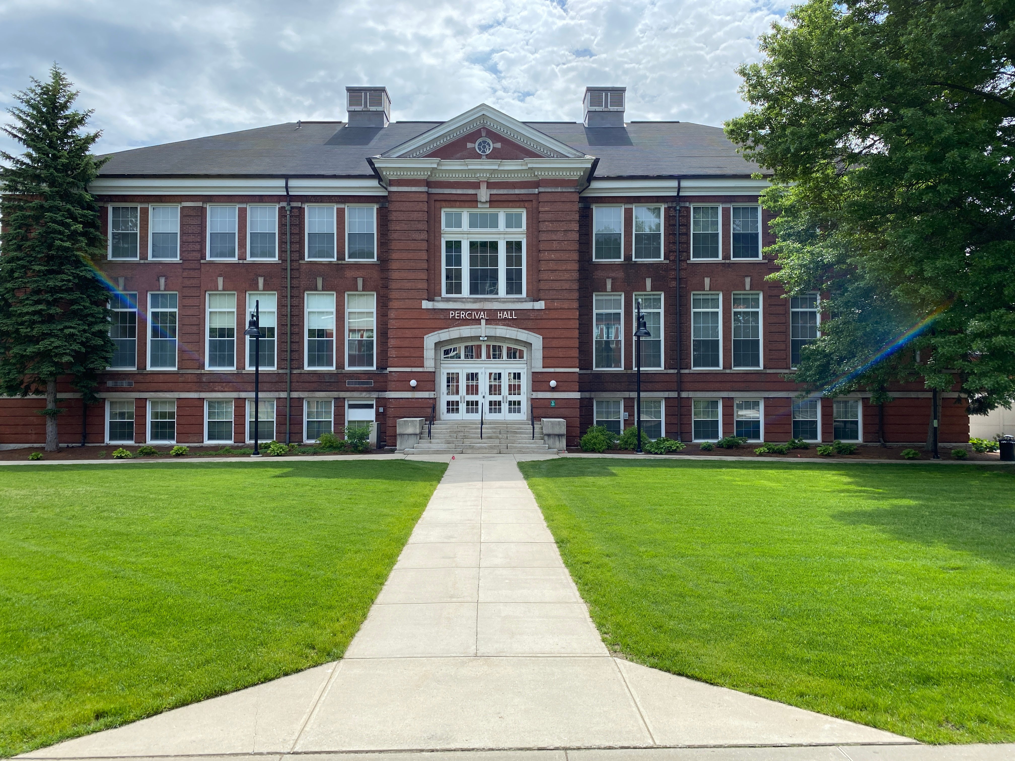 Exterior, Percival Hall at Fitchburg State University