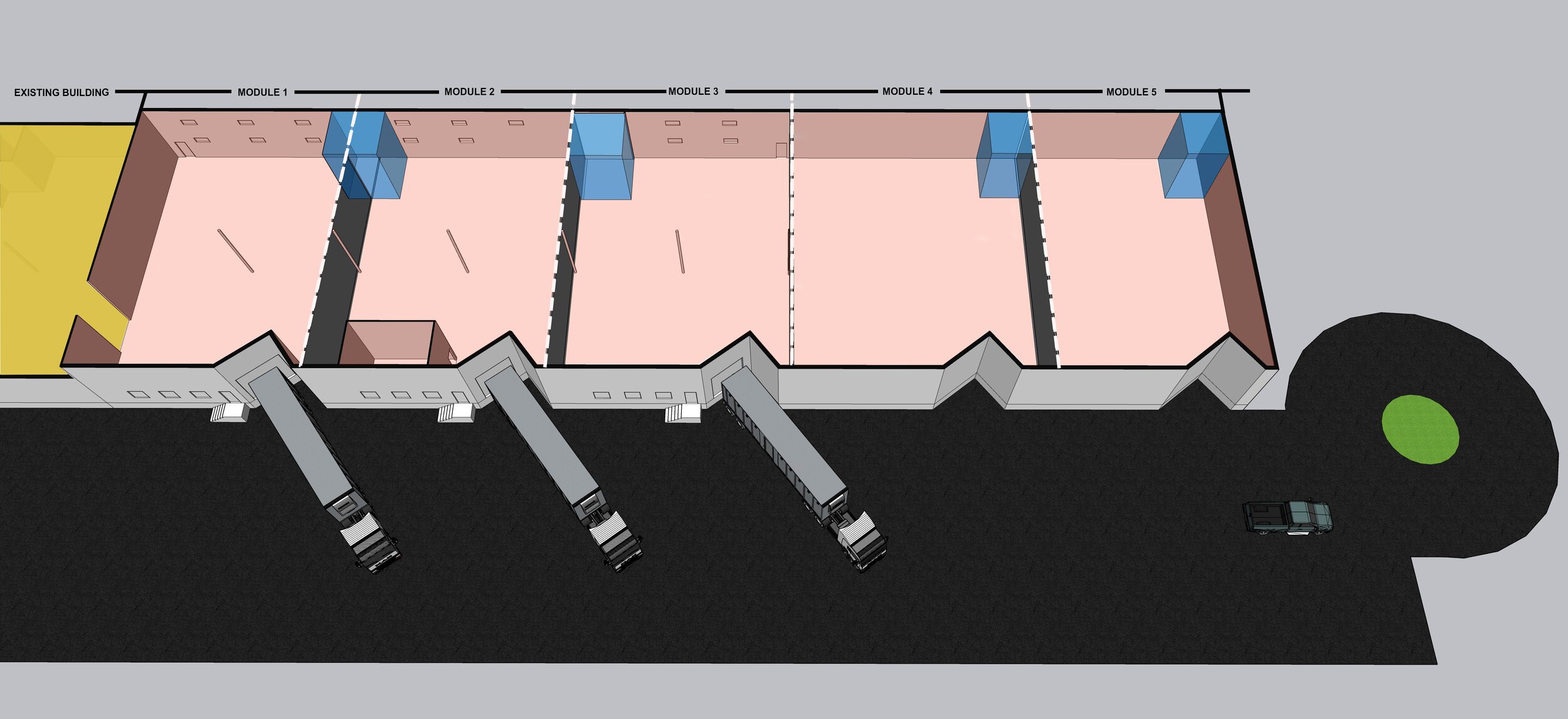 Plan View of Lincoln Industrial