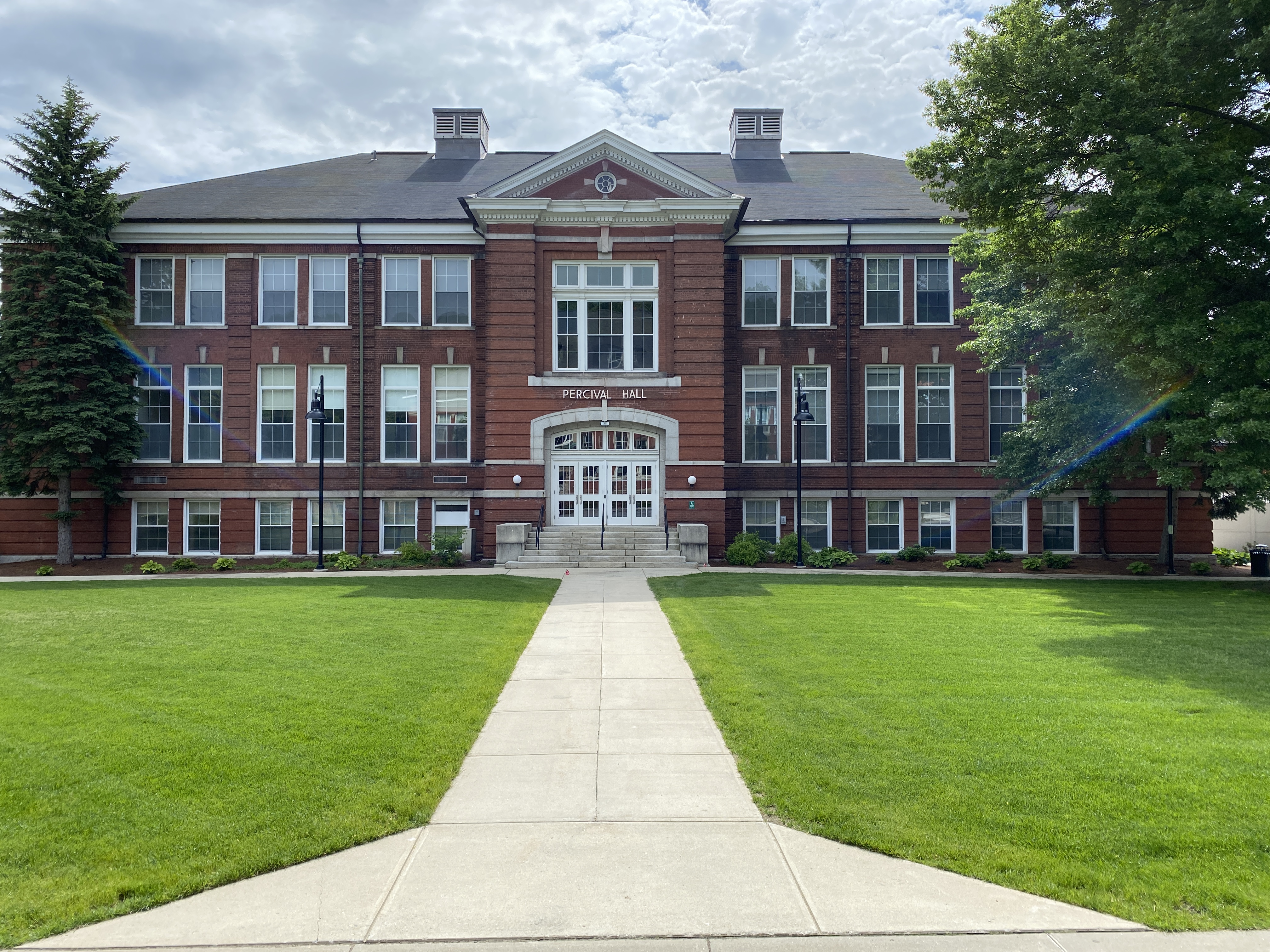 Exterior, Percival Hall at Fitchburg State University