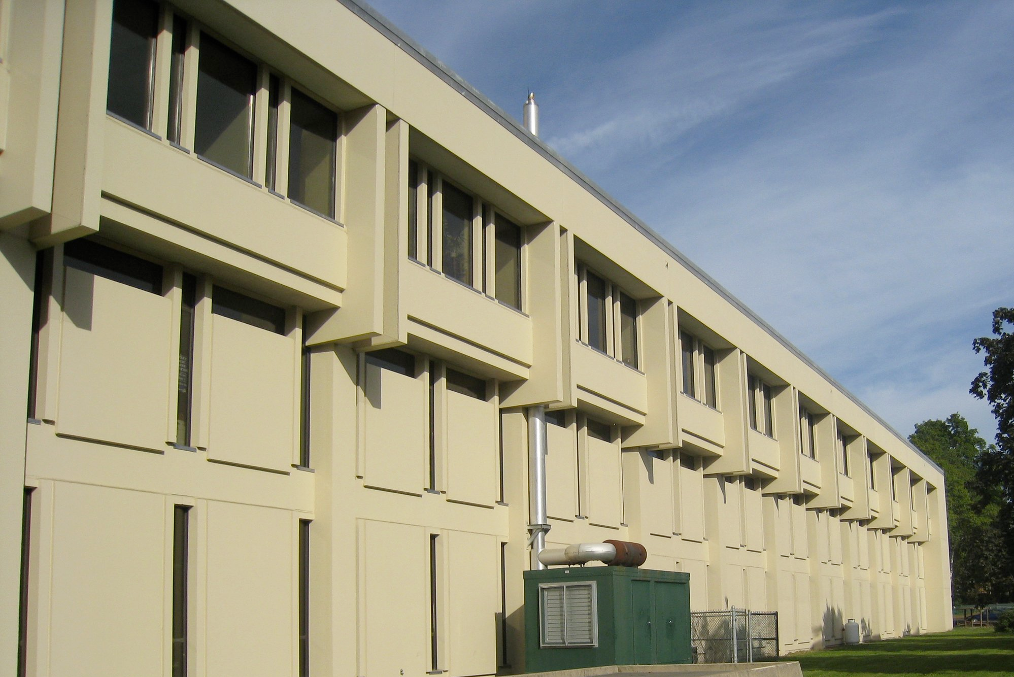 Exterior, Lederle Building Envelope Renovation at UMass Amherst, building windows